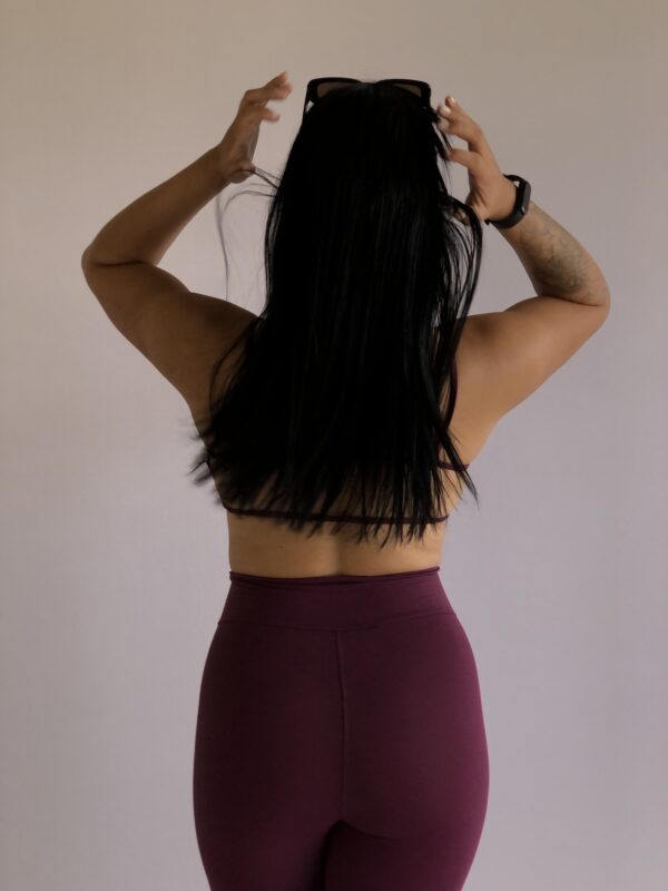 CALÇA ROXO BERINJELA FITNESS (CINTURA ALTA) - Image 4