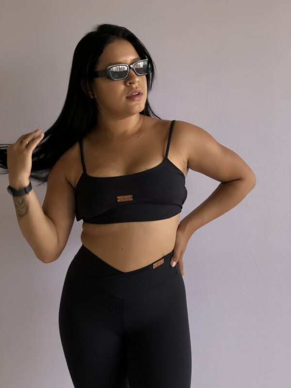 CALÇA CINTURA ALTA FITNESS (PRETA) - Image 2